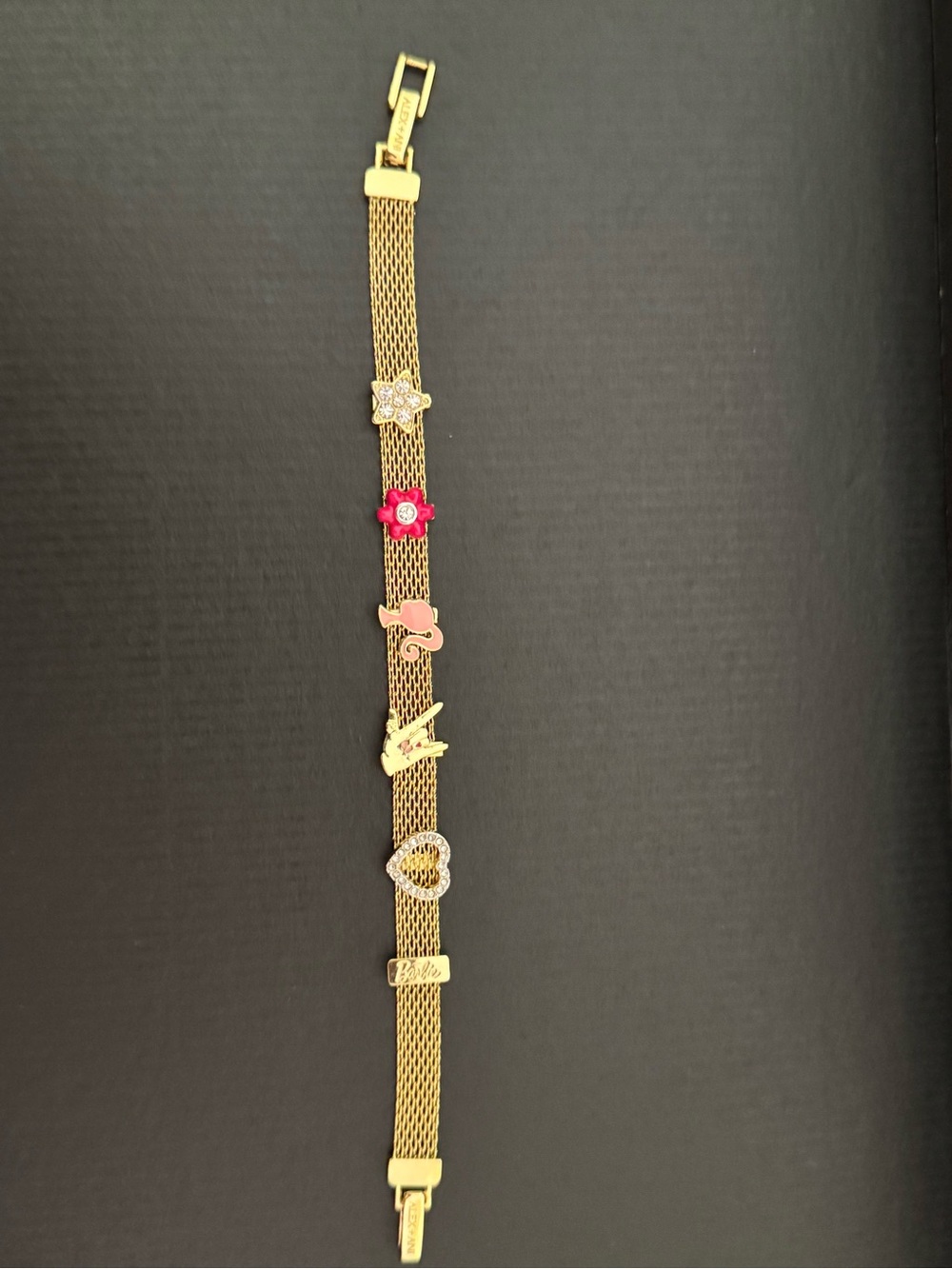 Alex and Ani Gold Mesh Barbie Bracelet